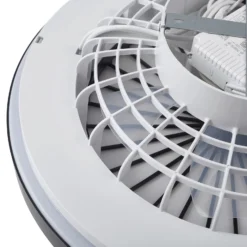 Lindby LED-Deckenventilator Teleo, Ø48 cm, schwarz, DC, Tuya