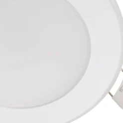 Lindby LED-Einbauleuchte Toka, 4,9 W, weiß, Kunststoff, CCT