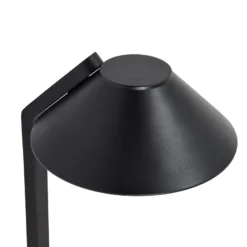 Lindby LED-Erdspießleuchte Capelo, schwarz, Metall, 77cm