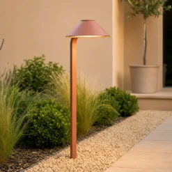 Lindby LED-Erdspießleuchte Capelo, tonfarben, 78 cm, IP65