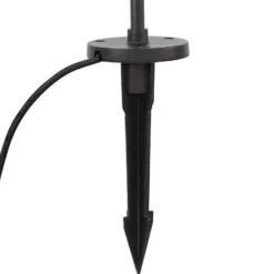 Lindby LED-Erdspießleuchte Soremi, schwarz, 3er-Set, IP44