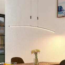 Lindby LED-Hängeleuchte Phillie, höhenverstellbar, dimmbar