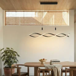 Lindby LED-Hängeleuchte Welina, 107 cm, dimmbar, verstellbar