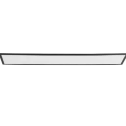 Lindby LED-Panel Lamin, schwarz, 120cm, CCT, dimmbar, Remote