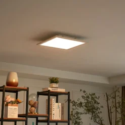 Lindby LED-Panel Livel, CCT, 40 cm x 40 cm, Fernbedienung