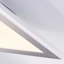 Lindby LED-Panel Livel, 2er-Set, 4.000 K, 40 x 40 cm, silber