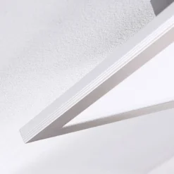 Lindby LED-Panel Livel, 4000K, 80 cm x 30 cm, silber, Metall