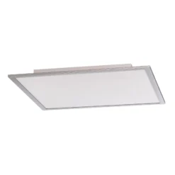 Lindby LED-Panel Livel, 4000K, 62 cm x 62 cm, silber, Metall