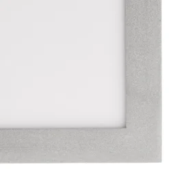 Lindby LED-Panel Livel, 4000K, 62 cm x 62 cm, silber, Metall