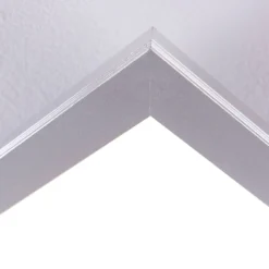 Lindby LED-Panel Livel, 4000K, 120cm x 30cm, silber, Metall