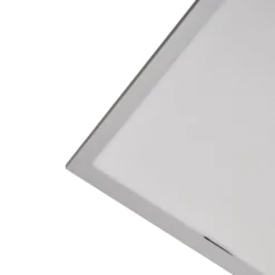 Lindby LED-Panel Livel, 4000K, 40 cm x 40 cm, silber, Metall