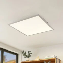 Lindby LED-Panel Luay, 60 x 60 cm, CCT, Remote, dimmbar