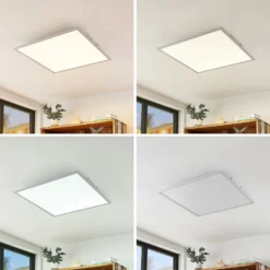 Lindby LED-Panel Luay, 60 x 60 cm, CCT, Remote, dimmbar