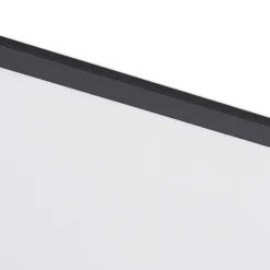 Lindby LED-Panel Nelios, 62 x 62 cm, CCT, schwarz, Metall