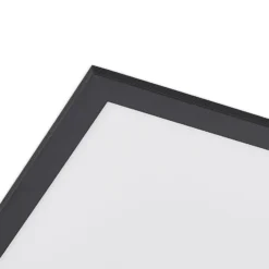 Lindby LED-Panel Nelios, 62 x 62 cm, CCT, schwarz, Metall