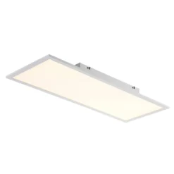 Lindby LED-Panel Quais, 80 x 30 cm, weiß, Metall, 4.000K