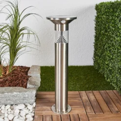 Lindby LED-Sockelleuchte Jalisa, 54 cm, Solar, Sensor
