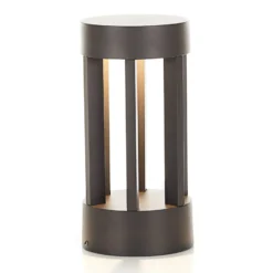 Lindby LED-Sockelleuchte Jordis, 22 cm, anthrazit, Aluminium