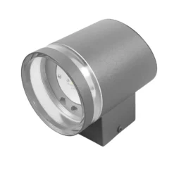 Lindby LED-Solar-Außenwandleuchte Melinda, 9 cm, Edelstahl