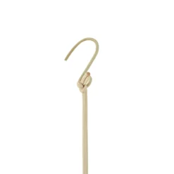 Lindby LED-Solarhängelampe Austas, beige, Ø 32 cm, USB, IP54