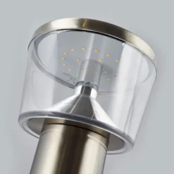 Lindby LED-Solar-Sockelleuchte Antje, Bewegungsmelder, IP44