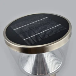 Lindby LED-Solar-Sockelleuchte Antje, Bewegungsmelder, IP44