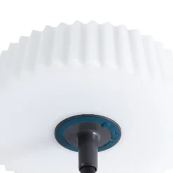 Lindby LED-Solar-Stehlampe Samine, schwarz, Metall, dimmbar