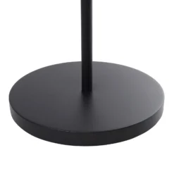 Lindby LED-Solar-Stehlampe Samine, schwarz, Metall, dimmbar