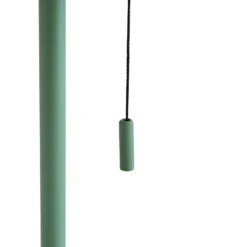 Lindby LED-Solar-Tischleuchte Hilario, grün, Eisen, Akku