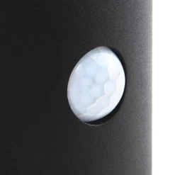Lindby LED-Solar-Wandleuchte Amren, schwarz, ABS, Sensor