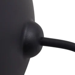 Lindby LED-Solarwandleuchte Virane, schwarz, Aluminium