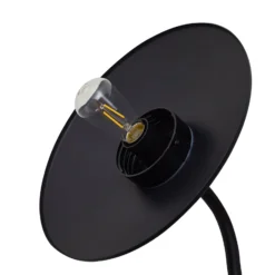 Lindby LED-Solarwandleuchte Virane, schwarz, Aluminium