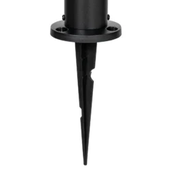 Lindby LED-Solarwegeleuchte Obintu, schwarz, 63 cm, Sensor