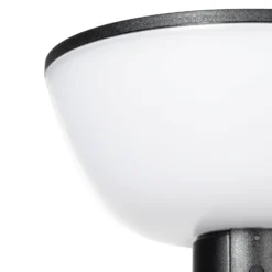 Lindby LED-Solarwegeleuchte Obintu, schwarz, 63 cm, Sensor