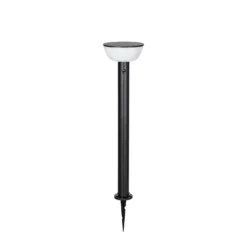 Lindby LED-Solarwegeleuchte Obintu, schwarz, 63 cm, Sensor