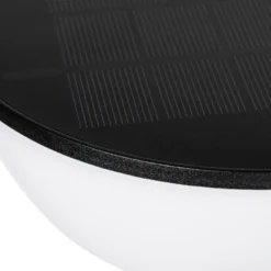 Lindby LED-Solarwegeleuchte Obintu, schwarz, 63 cm, Sensor