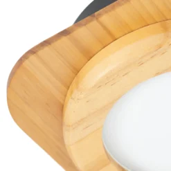Lindby LED-Spot Joren, Holz, 38 x 16 cm, 2-flammig, 3.000 K