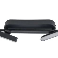 Lindby LED-Strahler Eldrin, schwarz, 6-flg., Lichtleiste