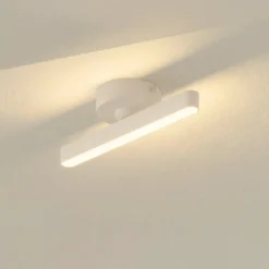 Lindby LED-Strahler Eldrin, weiß, 1-flg., Lichtleiste
