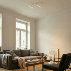Lindby LED-Strahler Eldrin, weiß, 2-flg., Lichtpunkte