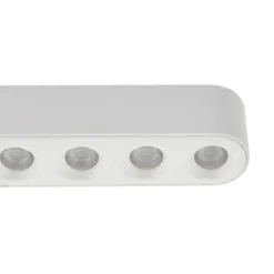 Lindby LED-Strahler Eldrin, weiß, 2-flg., Lichtpunkte