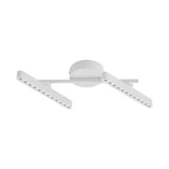 Lindby LED-Strahler Eldrin, weiß, 2-flg., Lichtpunkte