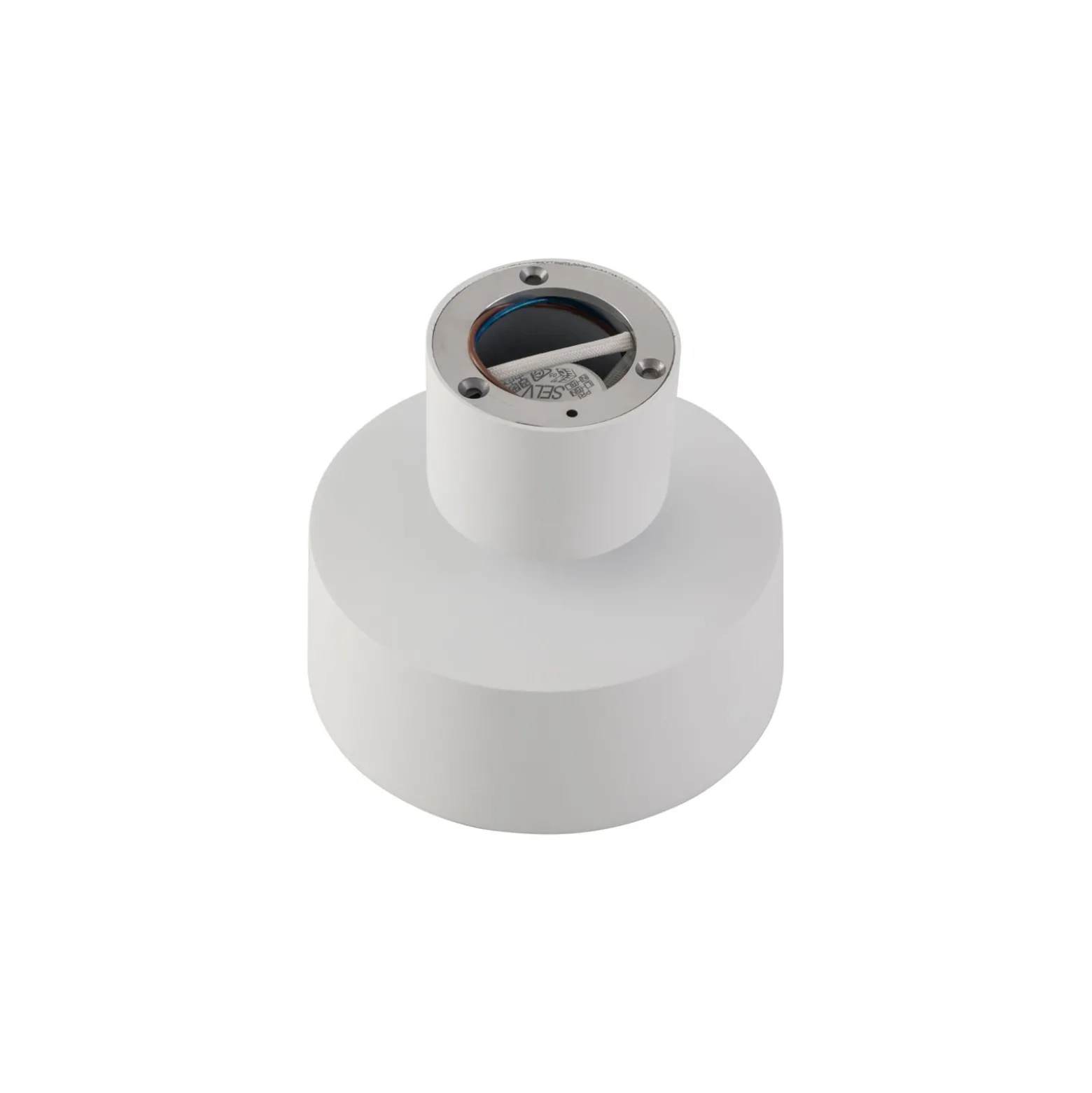 Lindby LED-Strahler Nivoria, Ø 14 cm, weiß, schwenkbar