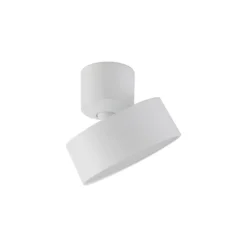 Lindby LED-Strahler Nivoria, Ø 14 cm, weiß, schwenkbar