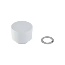 Lindby LED-Strahler Nivoria, Ø 11cm, 15 W, weiß, Metall