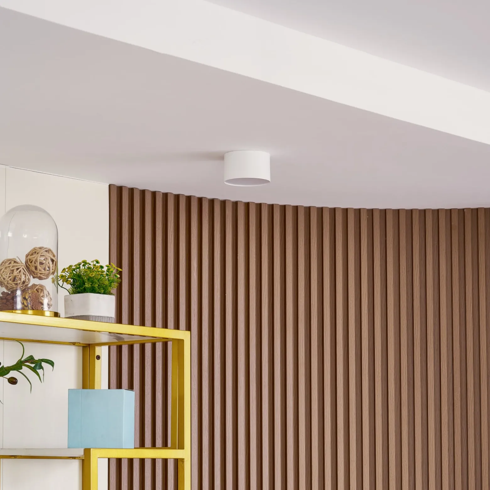 Lindby LED-Strahler Nivoria, Ø 11 cm, 9 W, weiß, Metall
