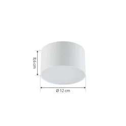 Lindby LED-Strahler Nivoria, Ø 11 cm, 9 W, weiß, Metall