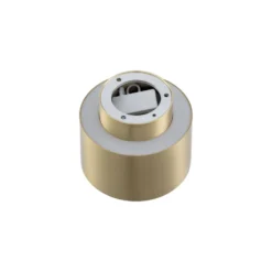 Lindby LED-Strahler Nivoria, 11 x 9 cm, goldfarben, Metall