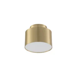 Lindby LED-Strahler Nivoria, 11 x 9 cm, goldfarben, Metall