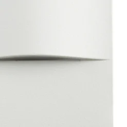 Lindby LED-Wandeinbaulampe Alune, weiß, gebogen, 8x8cm, IP65